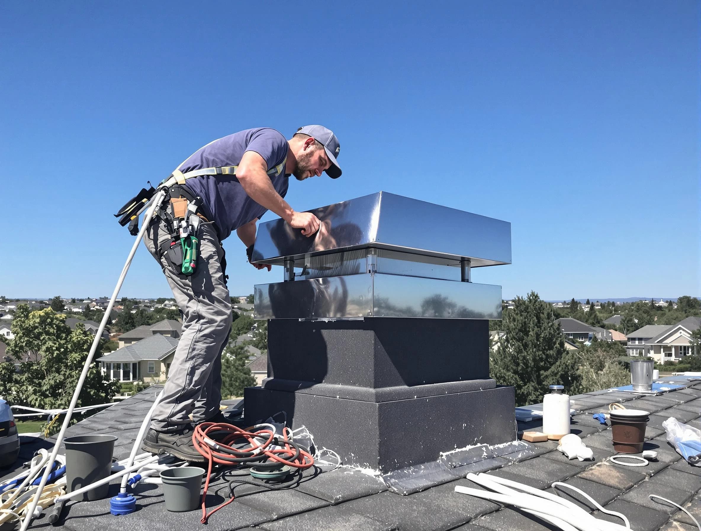 Chimney Cap Services service in Noble, OK