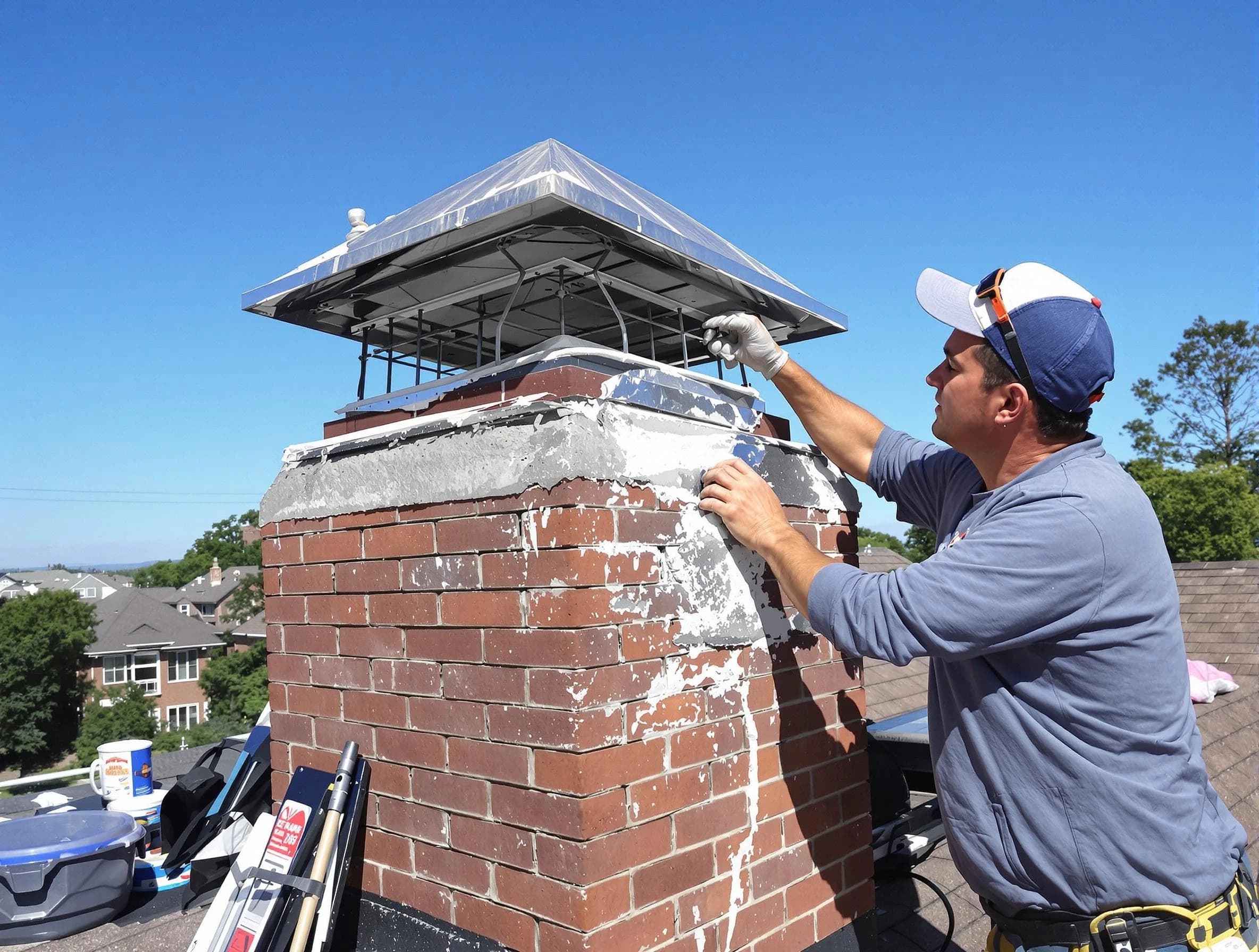 Chimney Crown Services service in Noble, OK